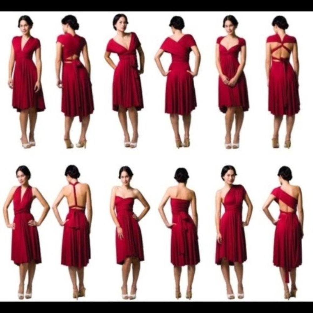 Butter by Nadia Multi Wrap Midi Dress